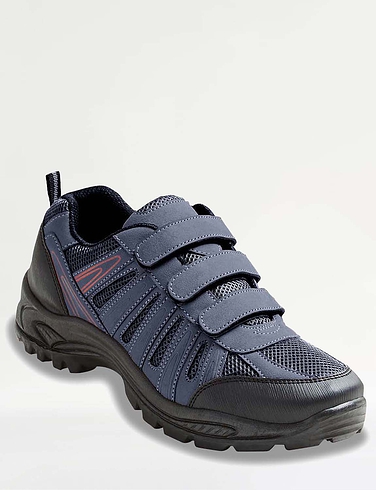 Touch Fasten Wide Fit Walking Shoe - MJ431